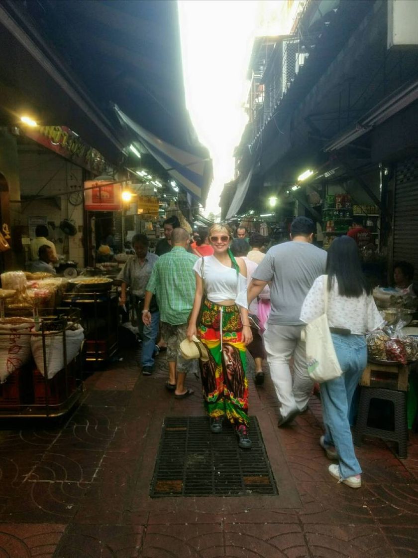 Fashion Mercado de las Flores, Bangkok, Tailandia. 