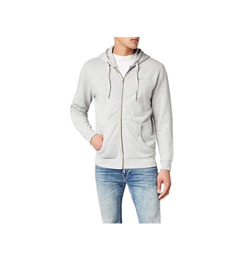 Pepe Jeans Zip Thru, Sudadera con Capucha para Hombre, Gris