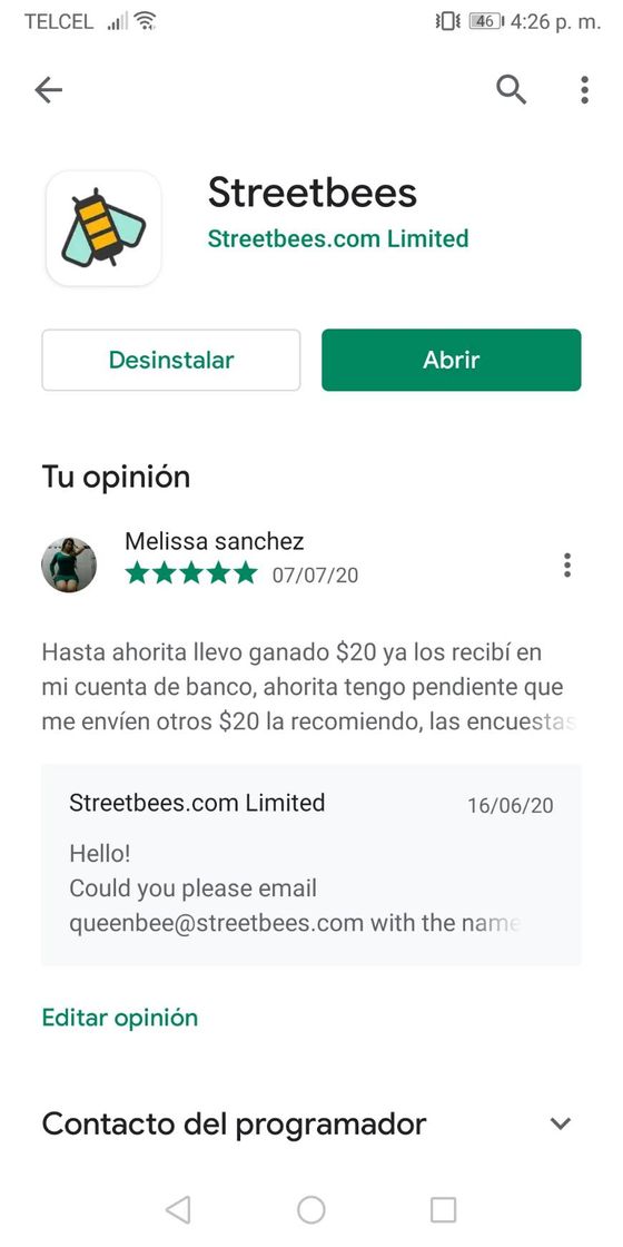 Moda App para ganar dinero. 