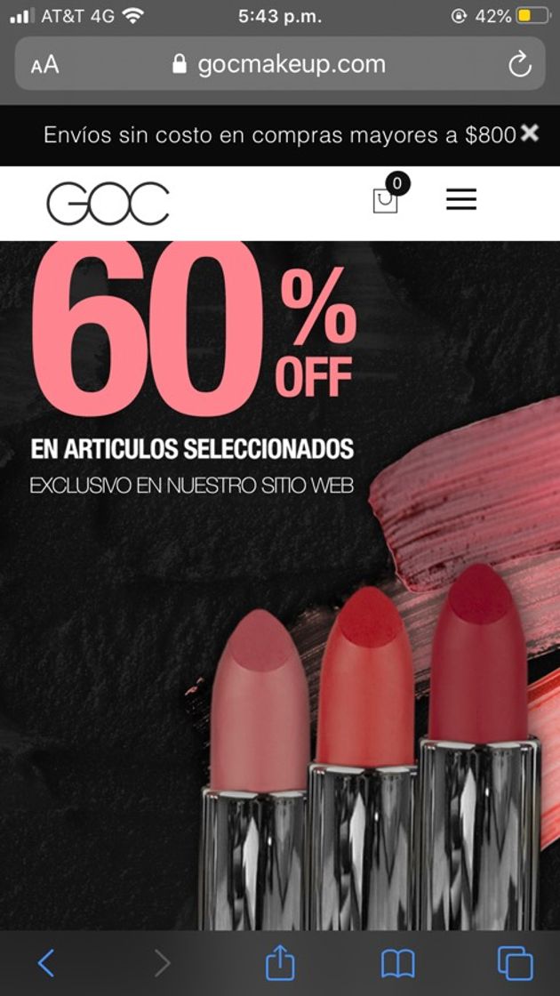 Fashion GOC MAQUILLAJE OFERTAS