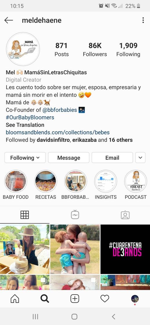 Moda Mamá sin letras chiquitas