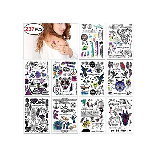 Konsait tatuajes temporales Flash Tatuajes temporär Tattoo cuerpo pegatinas tatuajes temporales Hamsa