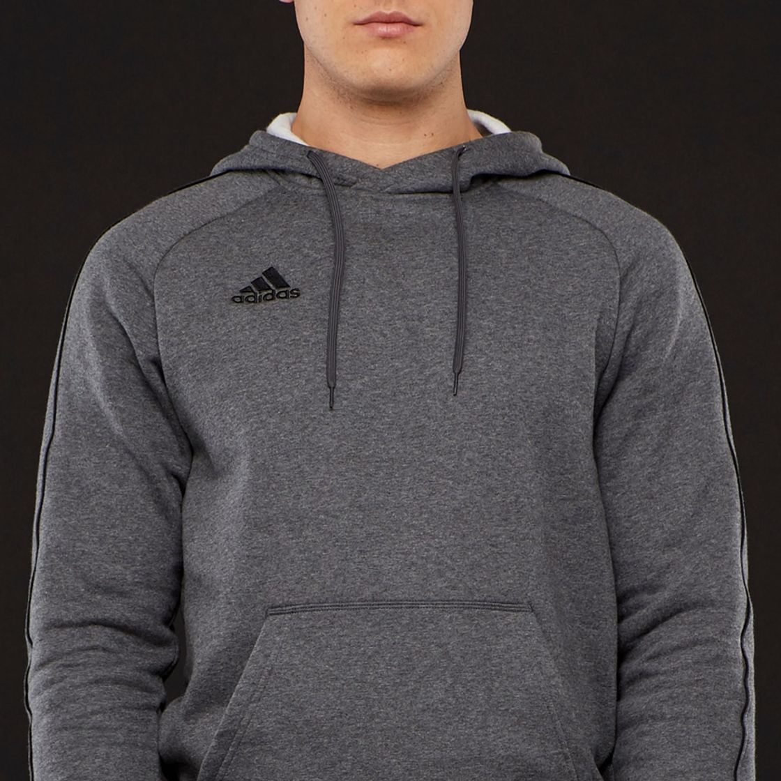 Fitness adidas Core18 Hoody Sweatshirt, Hombre, Negro