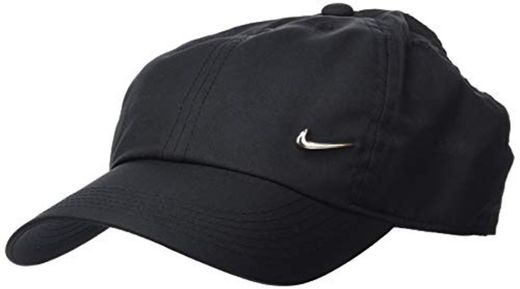 Nike Y Nk H86 Cap Metal Swoosh Hat, Unisex niños, Negro