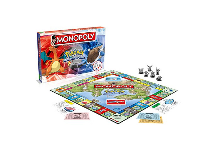 Productos Winning Moves - Juego de Mesa Monopoly, Tema Pokemon, 2 a 4