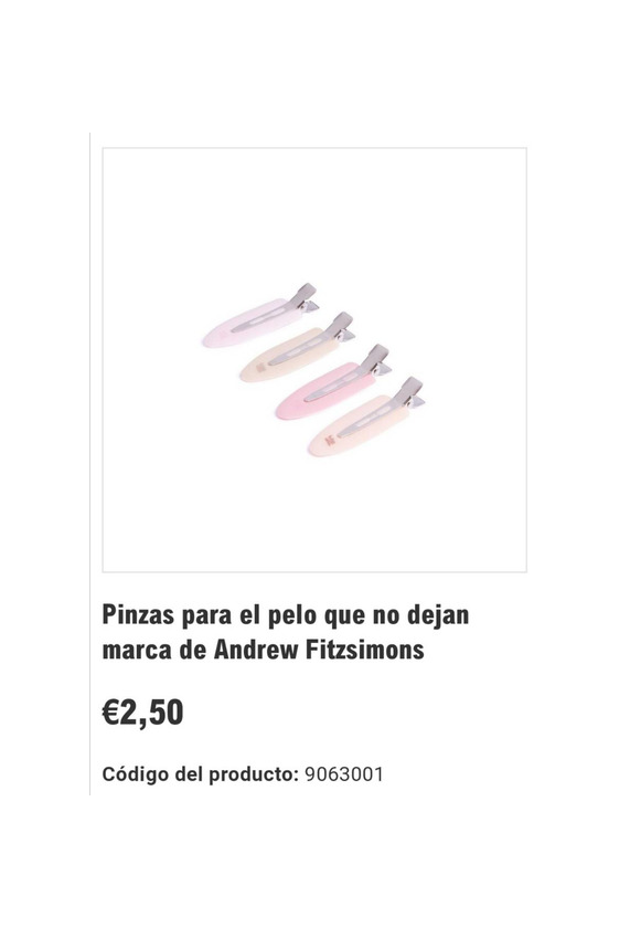 Products Pinzas para el pelo 