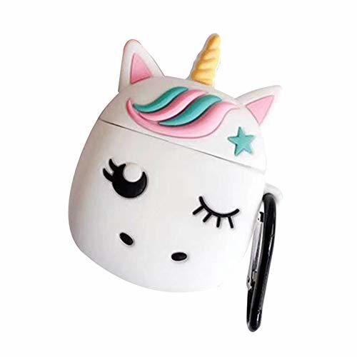 Place XUNMOWEI - Funda 3D de Unicornio para Airpods
