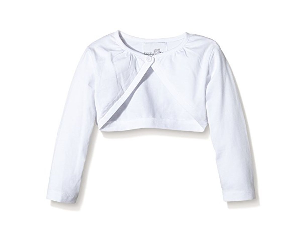 Fashion Happy Girls Chaqueta de Punto Niñas, Blanco