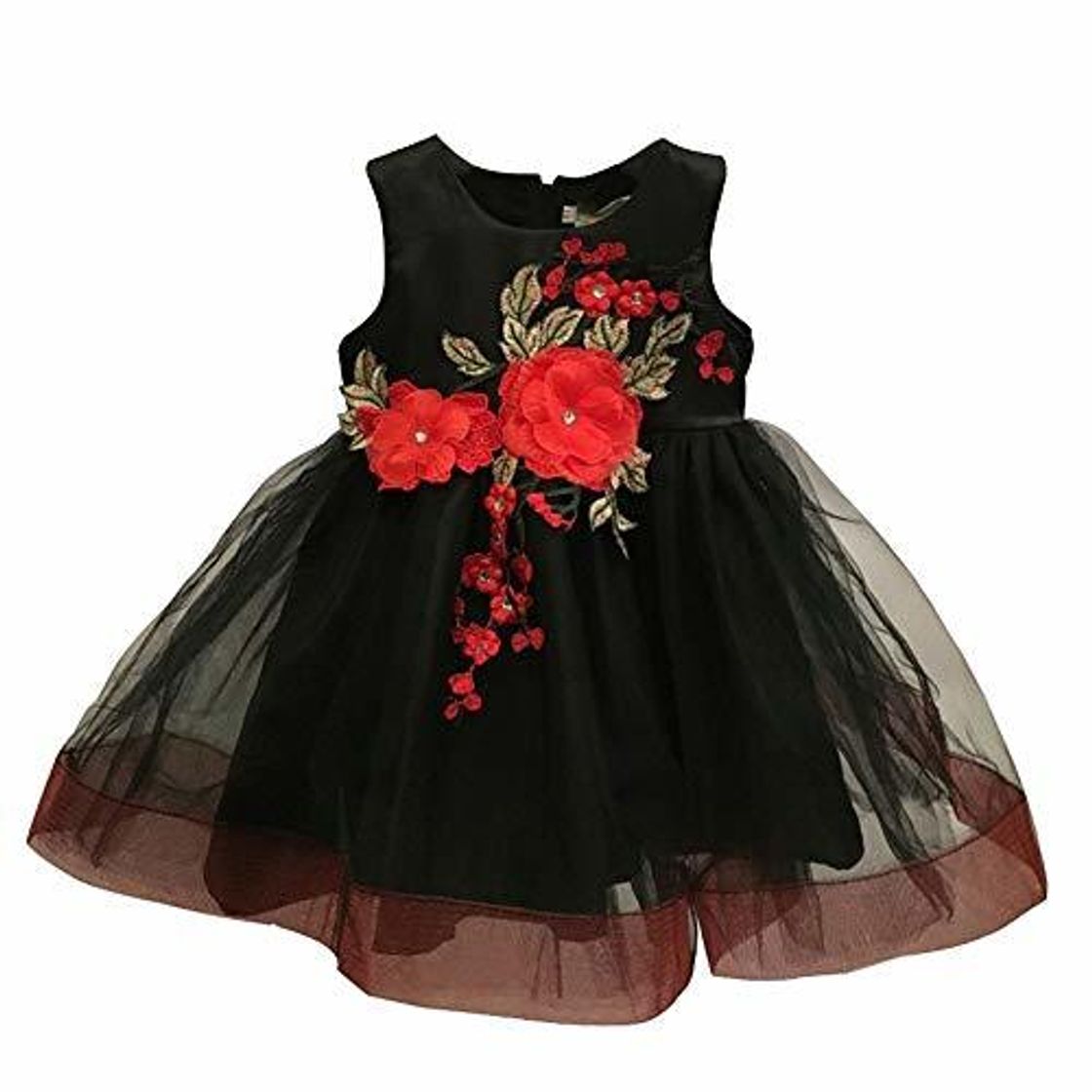 Products Vestido elegante del partido flor las muchachas Infantil de los bebés sin