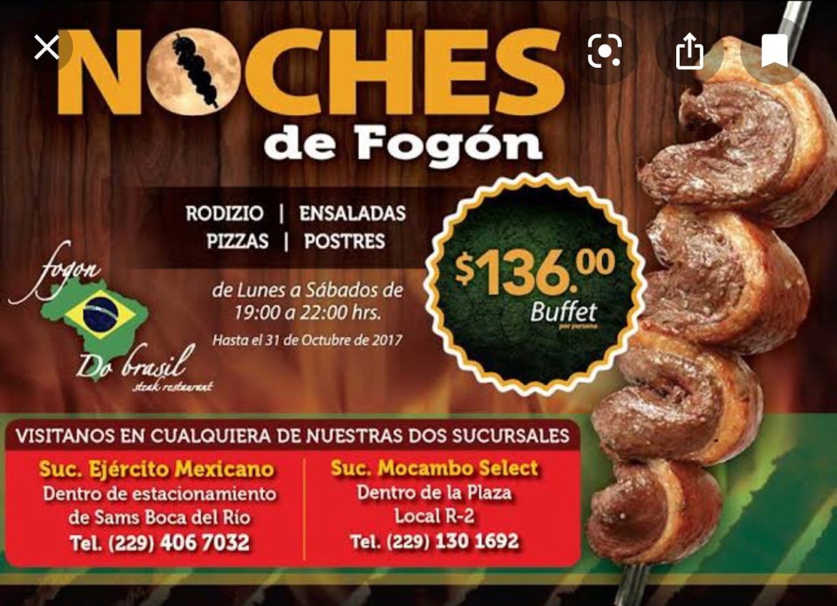 Restaurants Fogon Do Brasil Mocambo