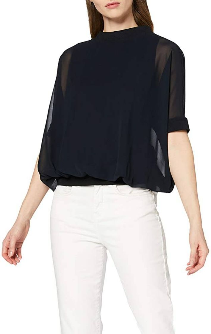 Fashion Esprit 129ee1f015 Blusa, Negro