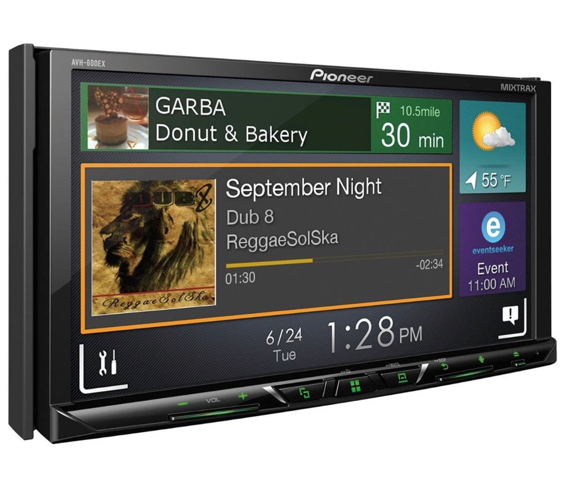 Moda Pioneer AVH-600EX In-Dash Receiver DVD Receiver w/ 7" WVGA D