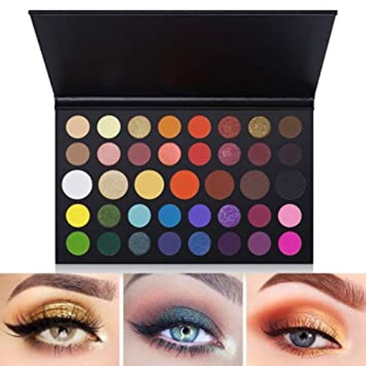 Paleta de maquillaje de sombra de ojos de 39 colores Paleta altamente
