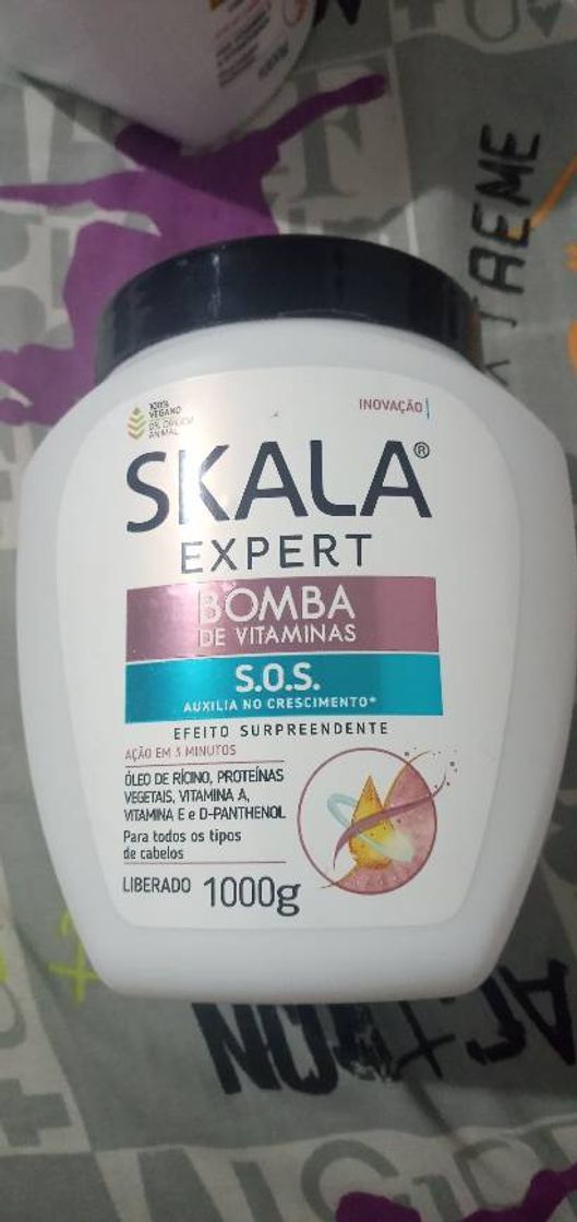 Product Skala Crema Acondicionadora Bomba de Vitaminas de Keratina Vegetal 1000 ml