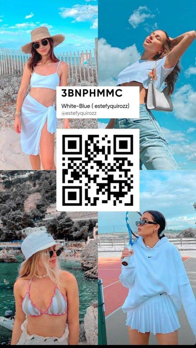 Social {💙}: White-Blue