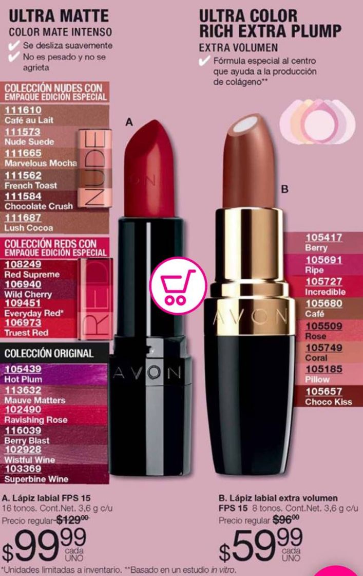 Product Labial EXTRA volumen AVON