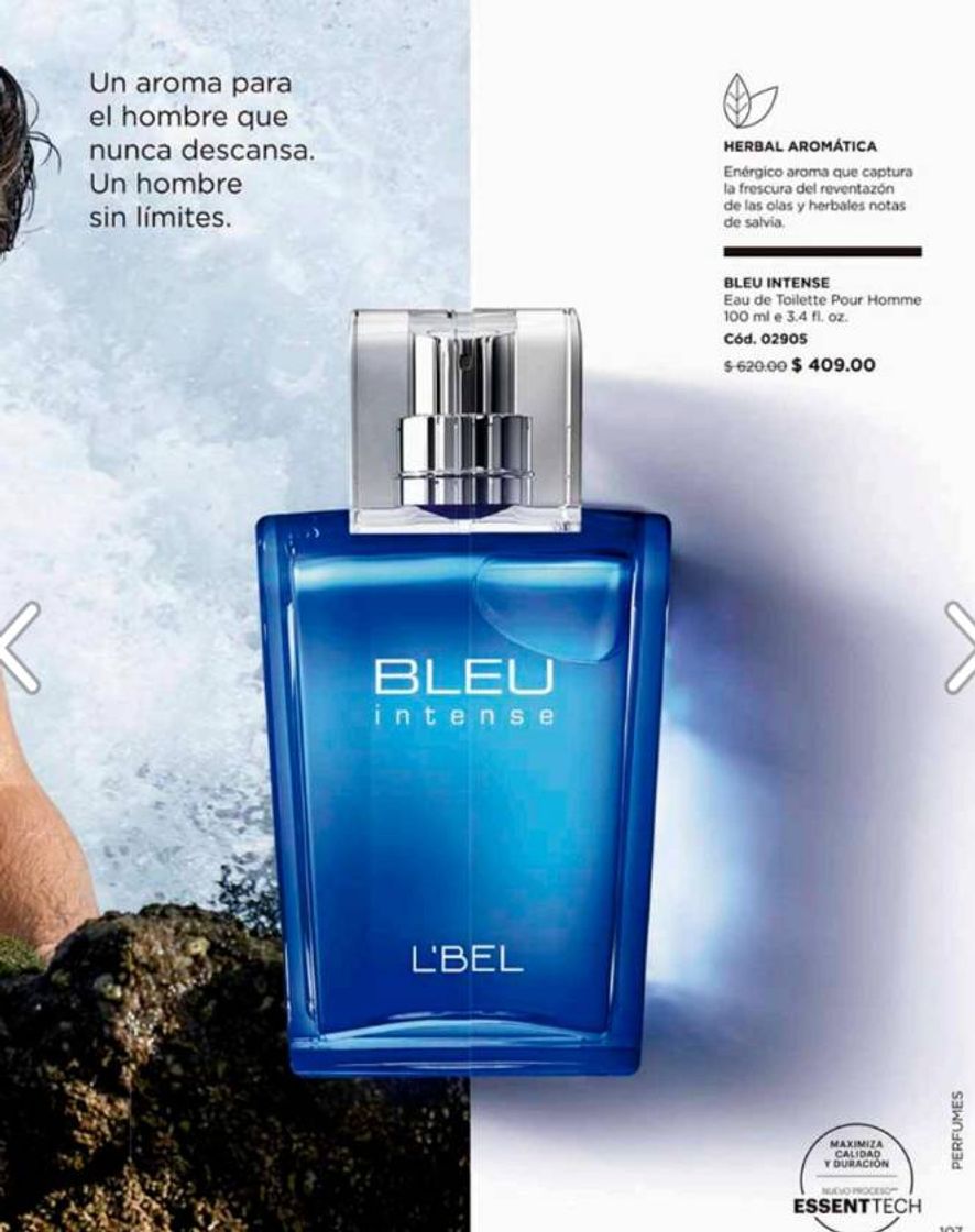 Product Perfume BLEU de L'Bel