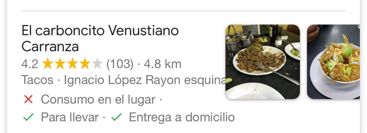 Restaurantes El Carboncito