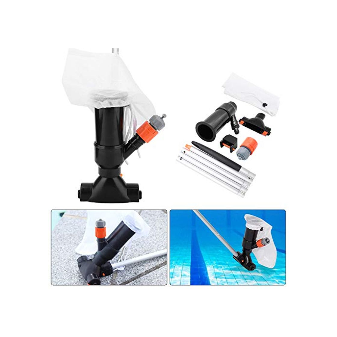 Social Aspiradora de chorro de piscina con sección de 5 polos