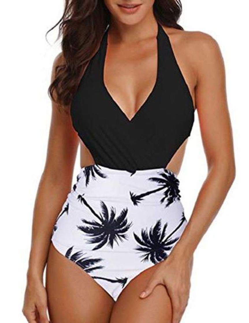 Social Yuson Girl Sexy Mujer Traje De Baño Flores Vintage Enterizo Dama Traje