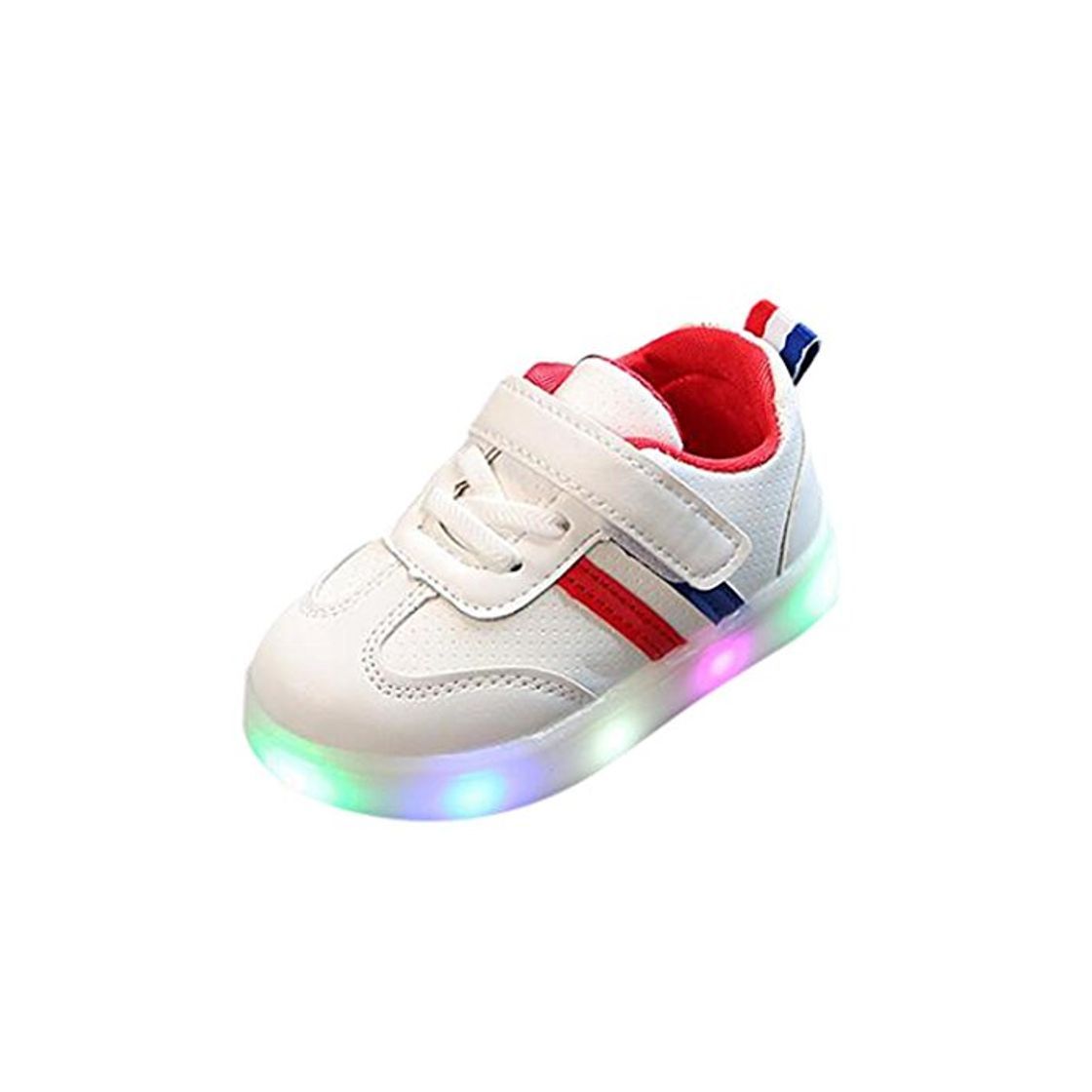 Product ZODOF Niño niño niños Zapatos de Rayas de bebé LED iluminan Zapatillas Luminosas Calzado Deportivo Running Zapatos Ligero y Transpirables para Unisex Niños