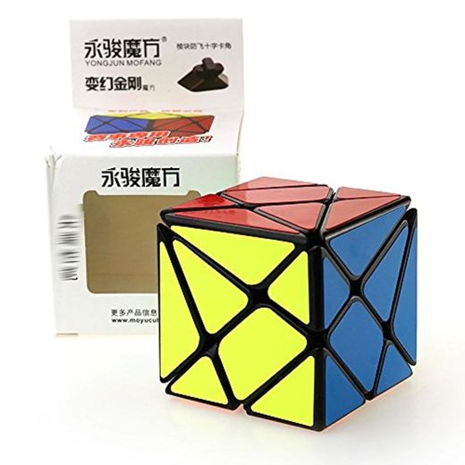HJXDtech- Yongjun Juguetes educativos Clásico Negro 3 espadachín Conjunto mágico del Cubo