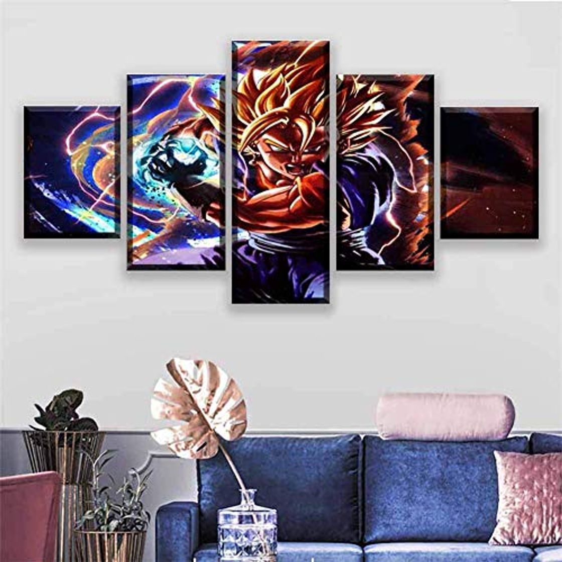 Product HIMFL 5 Piezas Pinturas de Arte de Pared Impresiones en Canva Dragon