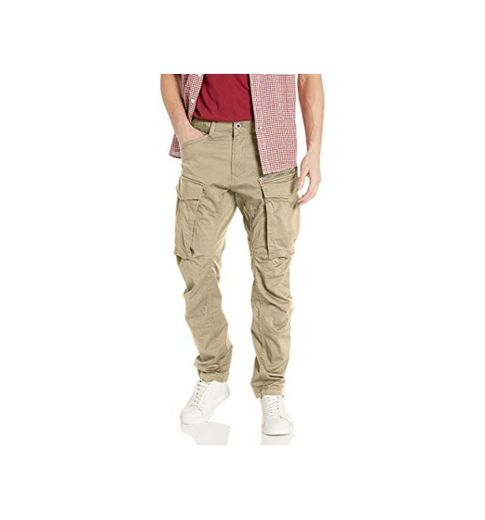 G-STAR RAW Rovic Zip 3D Tapered, Pantalones para Hombre, Beige