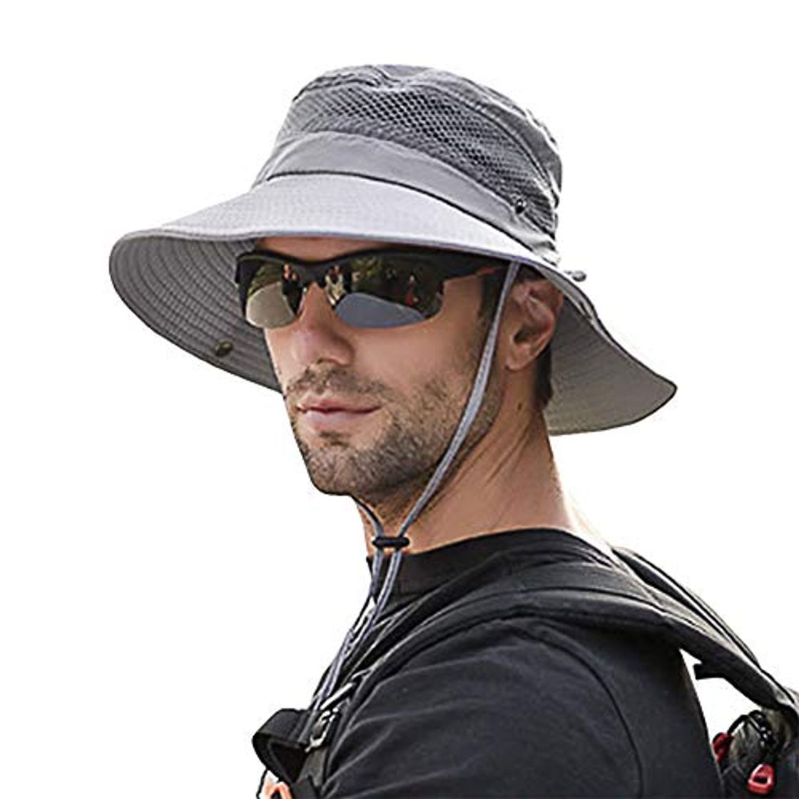 Fashion SIYWINA Hombres Sombrero de Pescador Verano Protección UV Sombreros de al Aire Libre