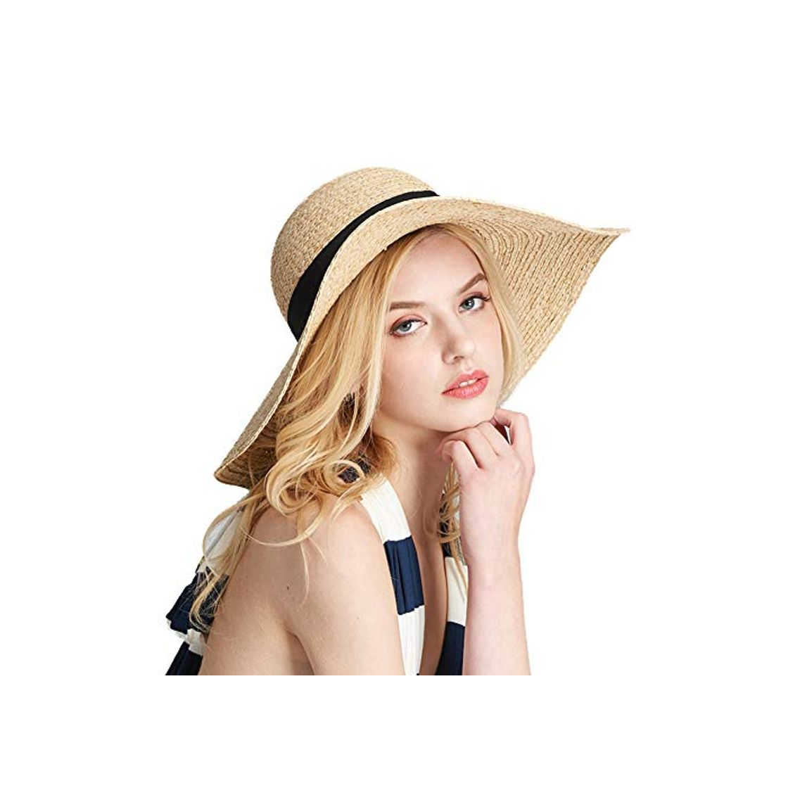 Fashion Sombrero De Paja De Las Mujeres Verano De Las Señoras Sombrero De