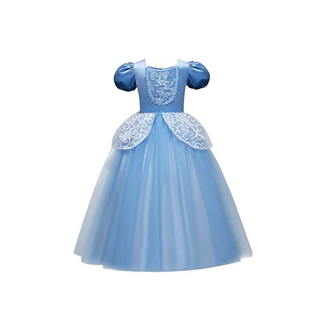 Producto OBEEII Disfraz Cenicienta Niña Vestido Cinderella Carnaval Traje de Princesa Cuentos Infantiles