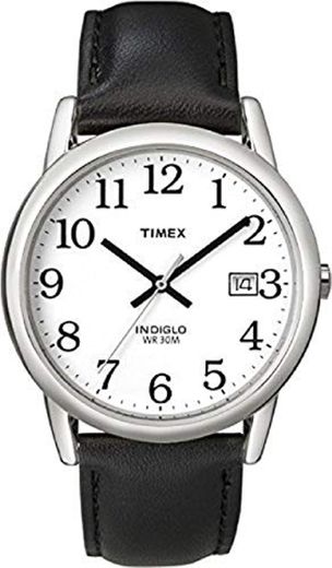 Timex T2H281 - Reloj análogico de cuarzo con correa de cuero para