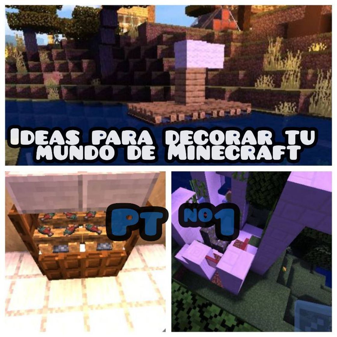 Social Ideas de decoración para tu mundo de Minecraft