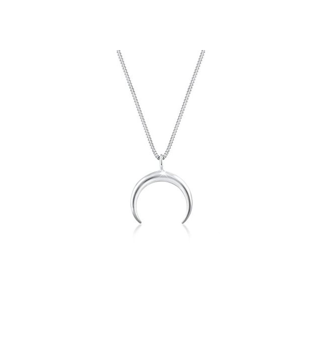 Social Elli Collares de mujer media luna astro Blogger en plata de ley