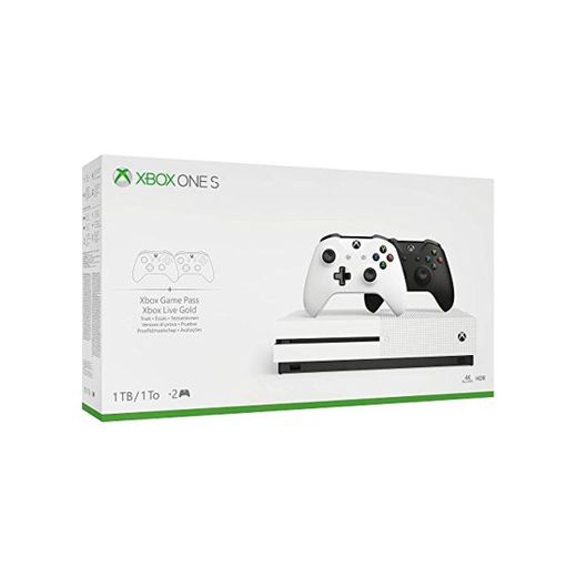 Pack Xbox One S con 2 mandos