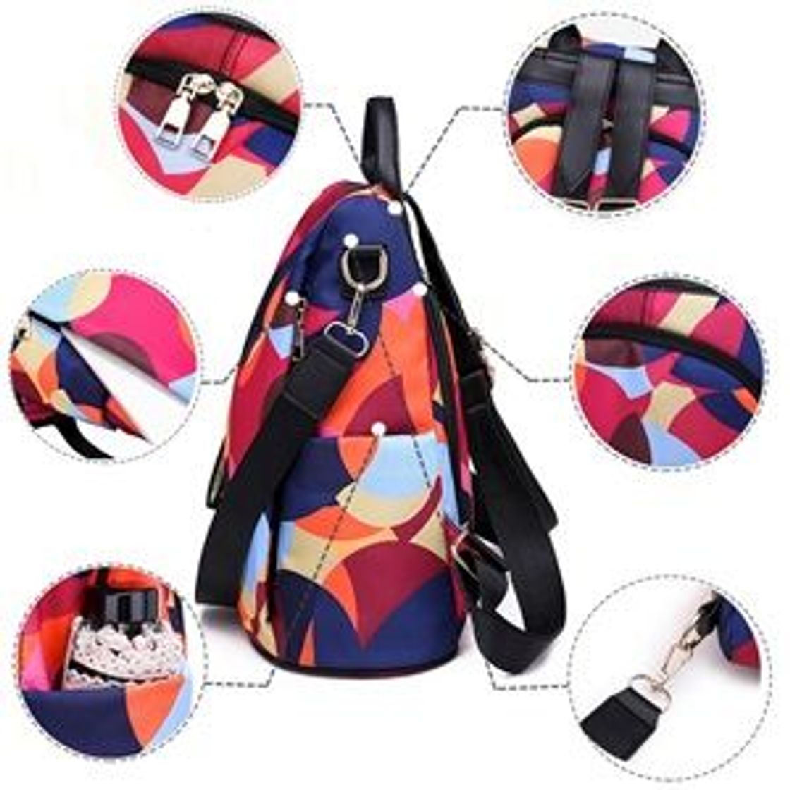 Product shepretty Mochila Oxford antirrobo Impermeable para Mujer