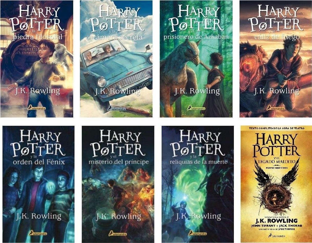 Serie saga completa de los libros de Harry potter