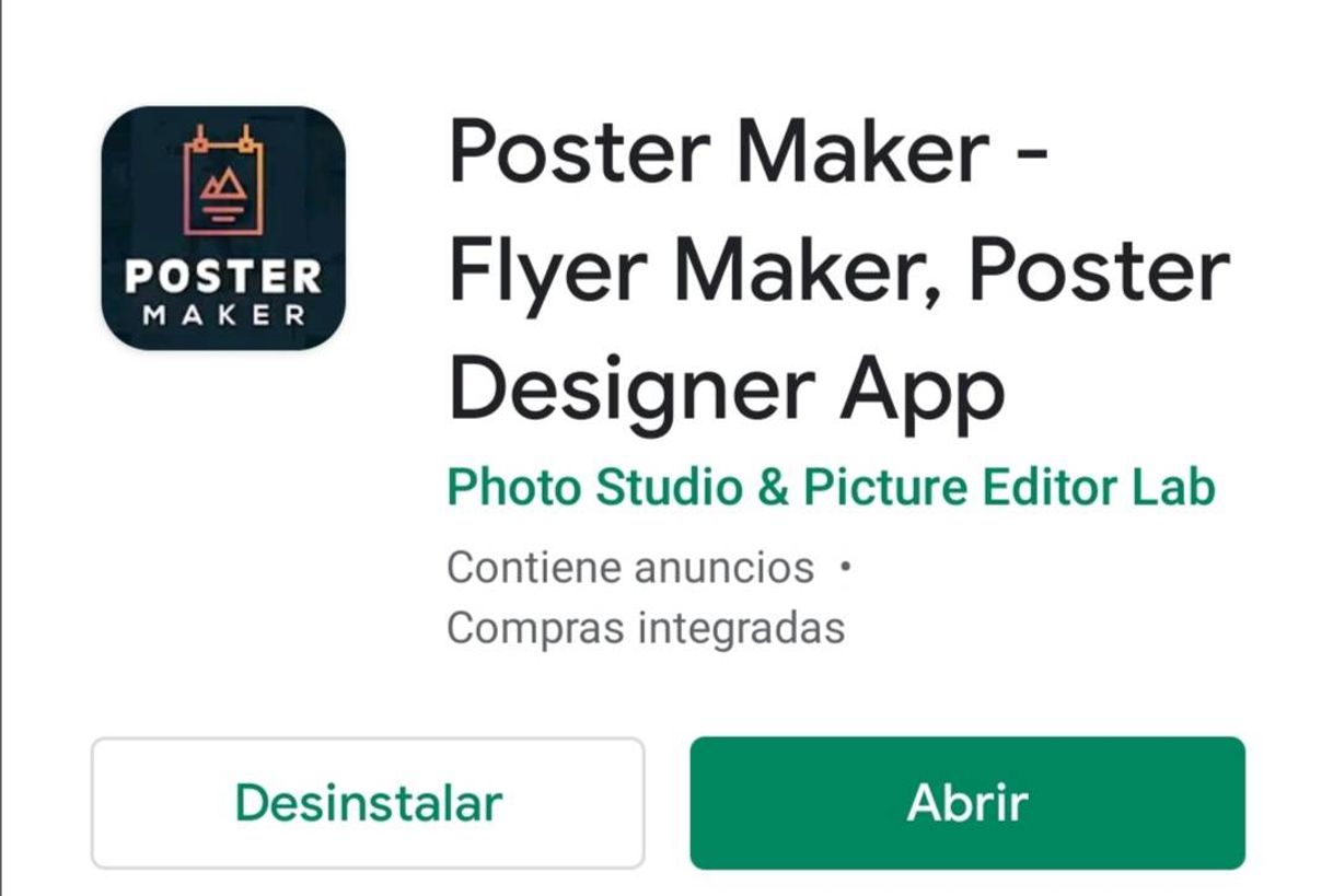 App Crea carteles, infografías, etc.