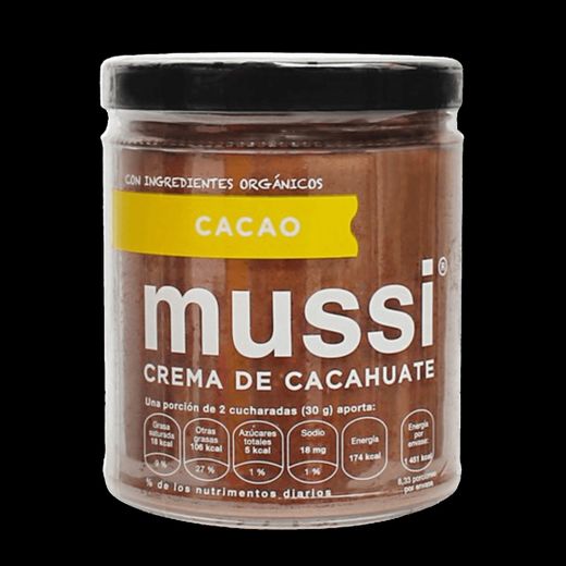 Crema de cacahuate con cacao