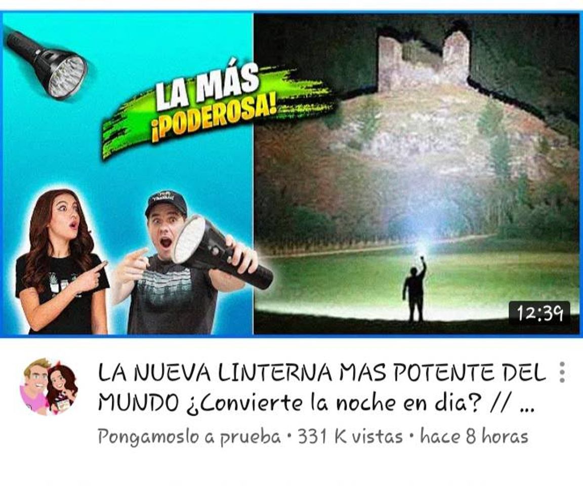 Social LA LINTERNAA MAS PONTENTE DEL MUNDO 