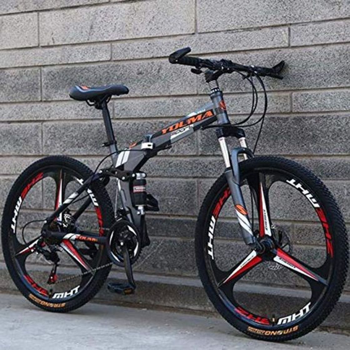 Social GASLIKE Bicicleta de montaña Plegable con Ruedas de 26 Pulgadas