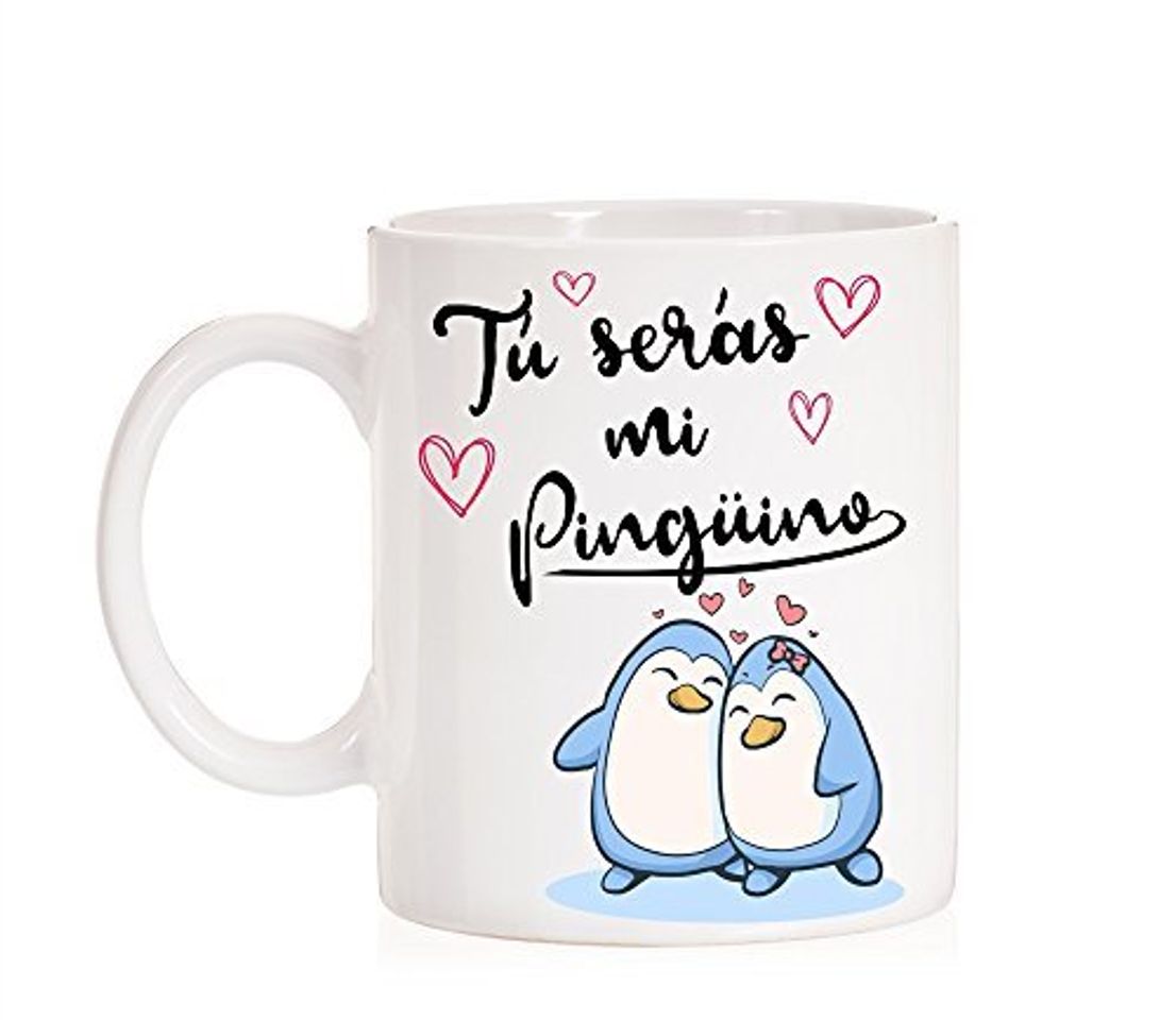 Products Taza Tú serás mi Pingüino. Taza de Amor de pingüinos para Regalo