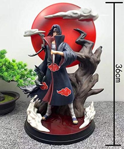 Figuras Anime Organización Akatsuki Itachi Uchiha Gk Estatua de Resina con luz