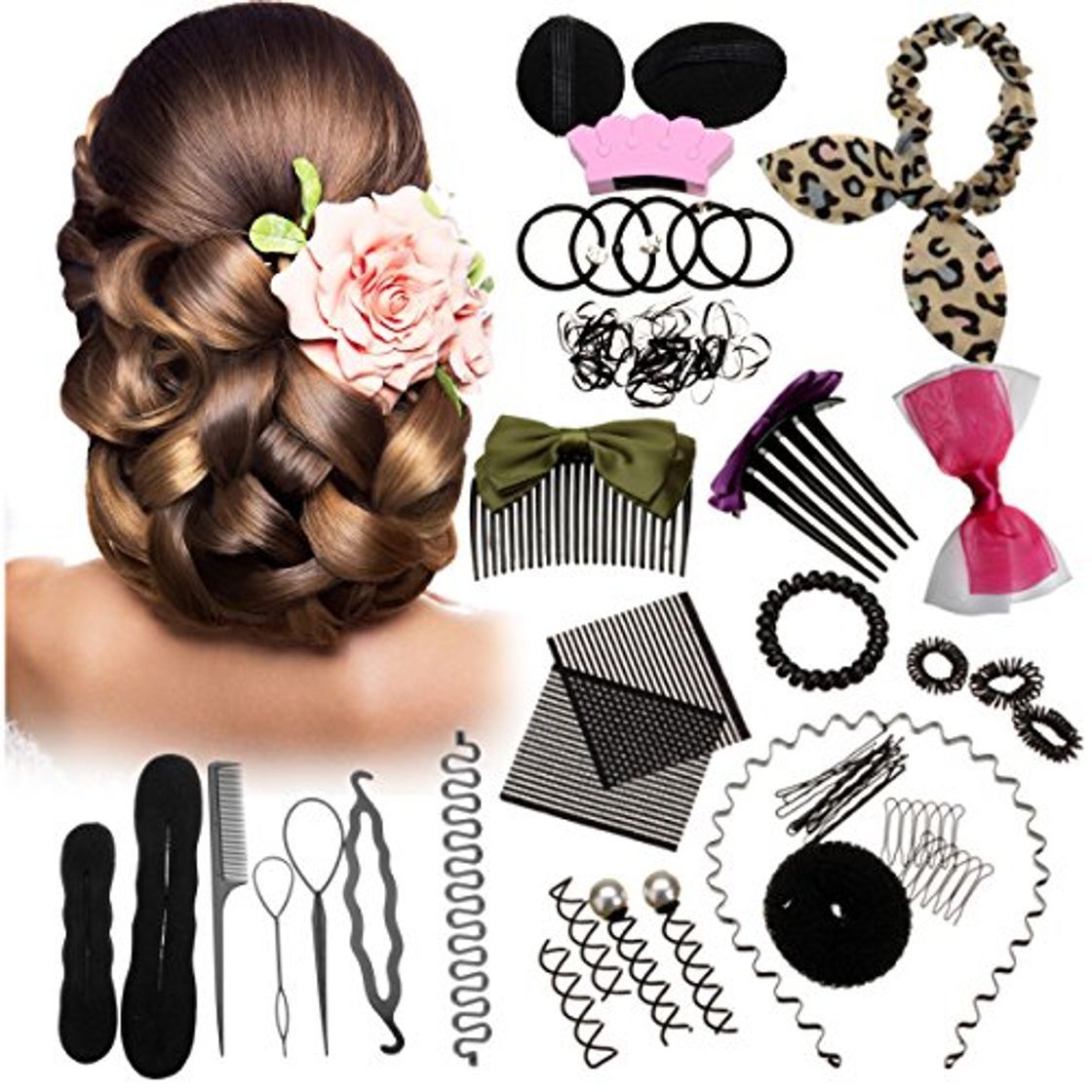 Social Luckyfine 20 pcs Accesorios de Peinado