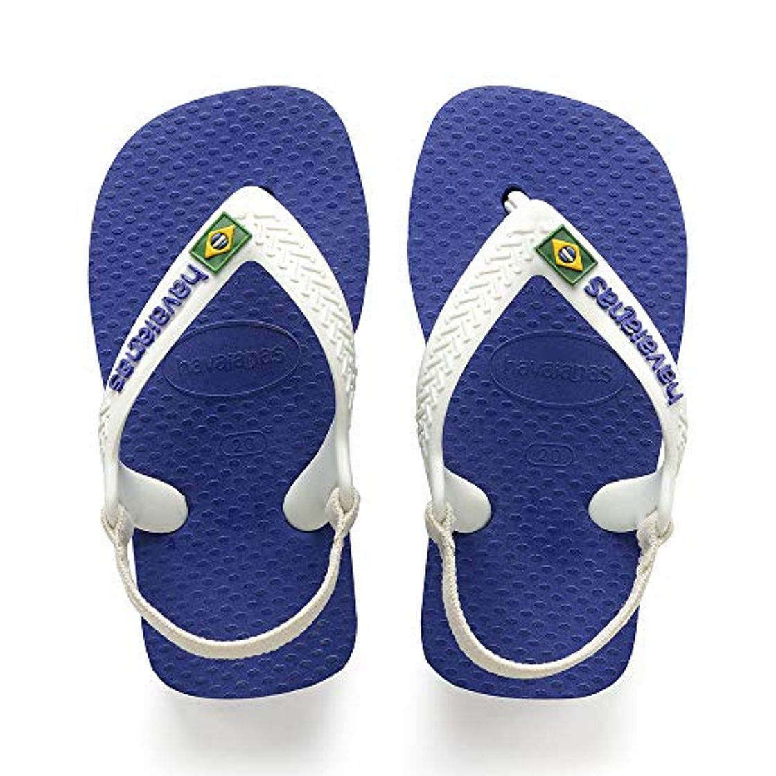 Social Havaianas Baby Brasil Logo II, Sandalias Unisex Niños, Azul