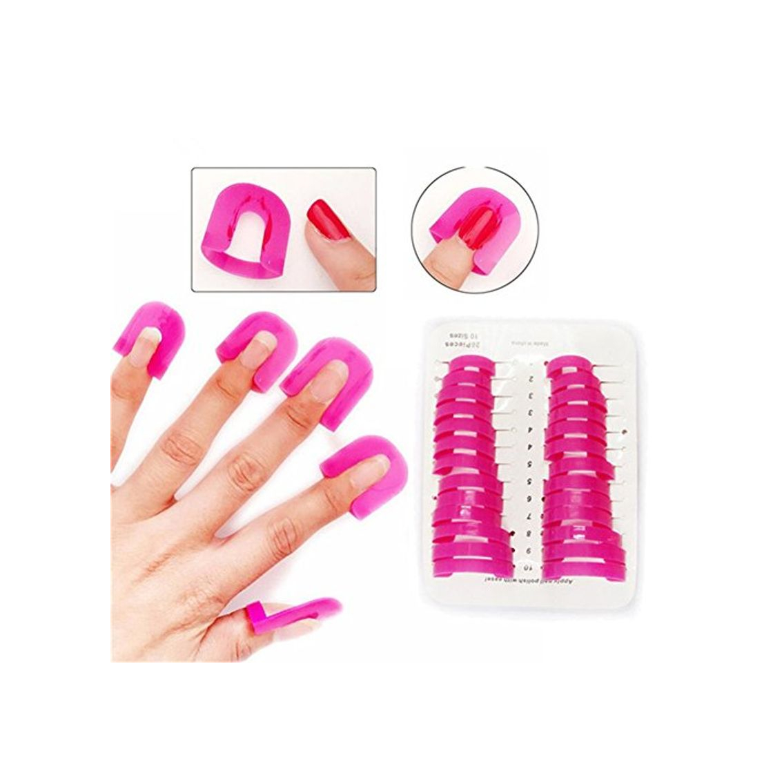 Product Nikgic 26pcs Nail Polish Protector Varnish Glue Anti