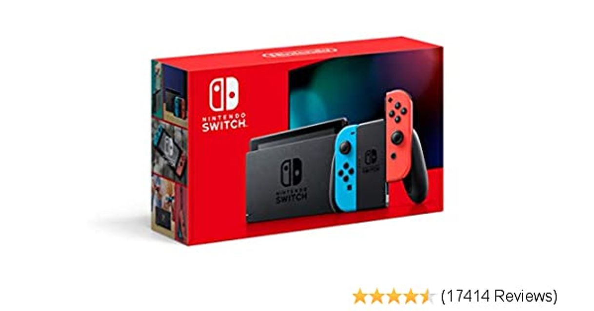 Fashion Nintendo Switch with Neon Blue and Neon Red Joy ... - Amazon.com