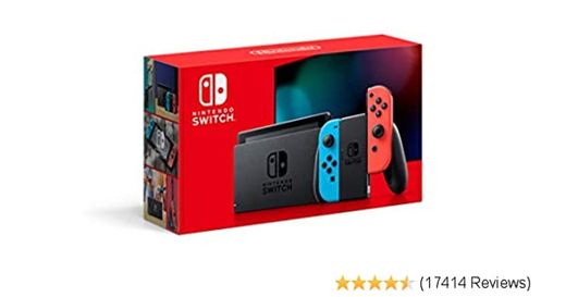 Nintendo Switch with Neon Blue and Neon Red Joy ... - Amazon.com