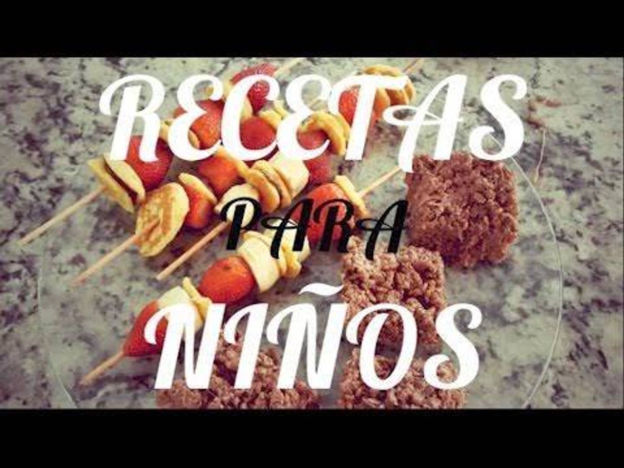 Fashion RECETAS PARA NIÑOS, SIN HORNO!!