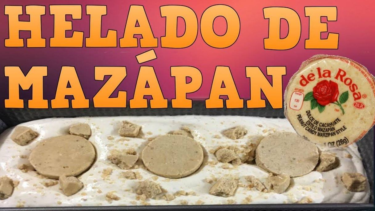 Moda HELADO DE MAZAPÁN CON 3 INGREDIENTES!